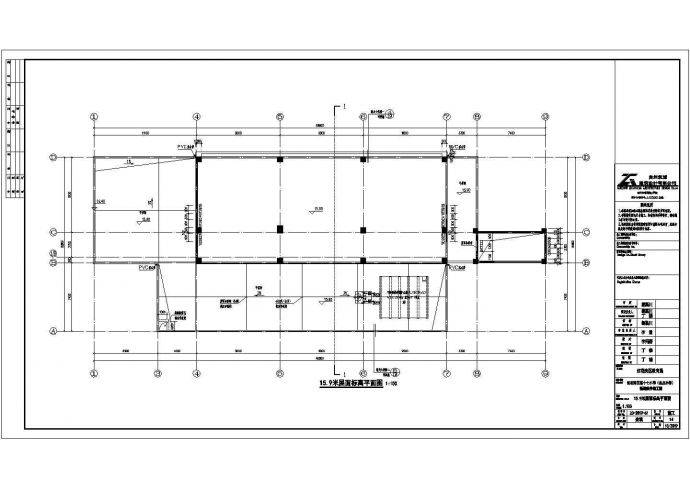 锦州市某中学8080平米4层框架结构教学办公楼全套建筑设计CAD图纸_图1