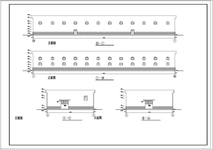 某二层全钢结构框架超市施工图_图1