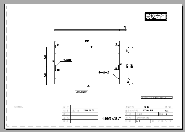 某家具厂82306-18型趟门衣柜设计cad详细加工图_图1