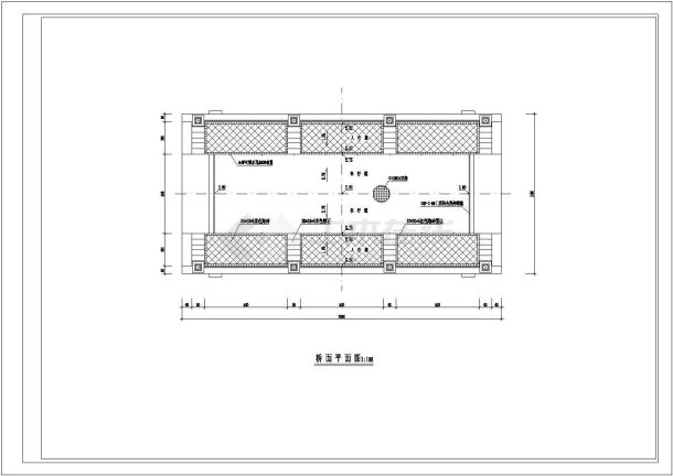 某仿古建CAD大样桥构造设计施工图全套-图一