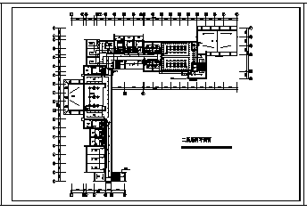 某二层陆水培训中心综合楼电气施工cad图(含照明，电力，电话及有线电视系统设计)-图二