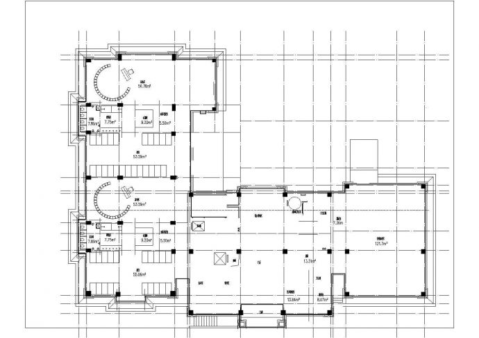 安顺市某艺术幼儿园2240平米3层框架结构教学楼建筑设计CAD图纸_图1