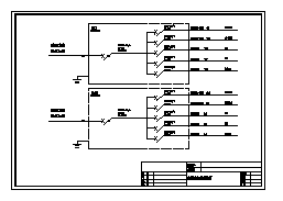 某发廊电气施工cad图(含插座，照明，配电箱设计)_图1