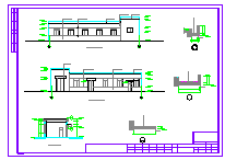 某配电室详细建筑设计cad施工方案图_图1