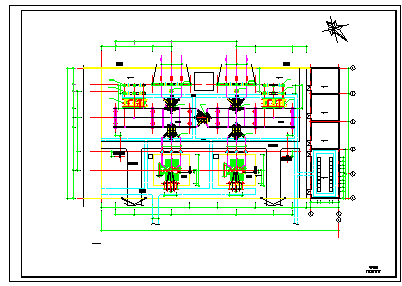 某热电厂升压站电气设计平面cad施工图纸-图二