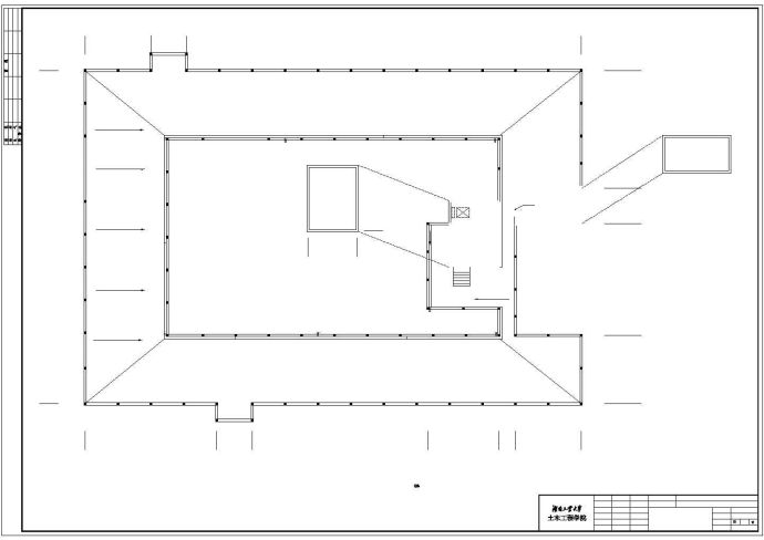 6500平米六层框架办公楼全套建筑图纸_图1