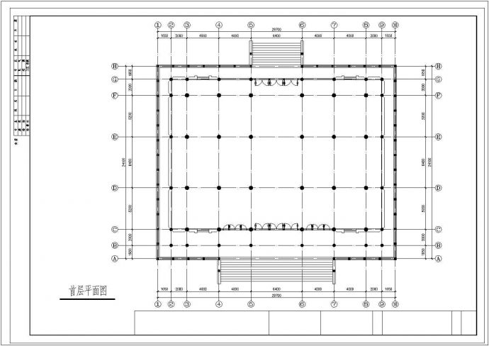 某大雄宝殿CAD全套大样平立面方案_图1