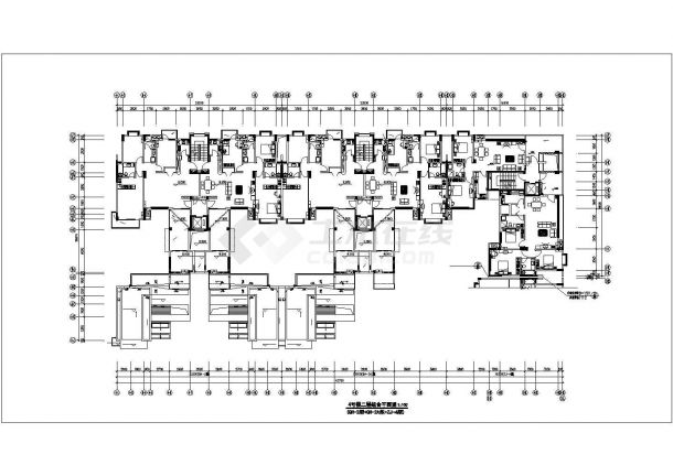 某高层住宅CAD全套设计完整建施工图-图二