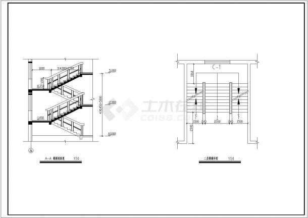 某公司办公楼结构设计CAD施工图-图二