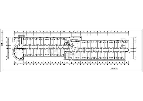 电气设计_某地区学生公寓强电图及系统CAD图-图一