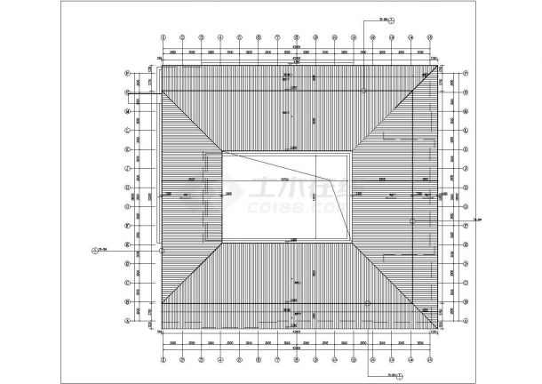 沈阳市非物质文化遗产传承中心单层框架结构综合楼建筑设计CAD图纸-图一