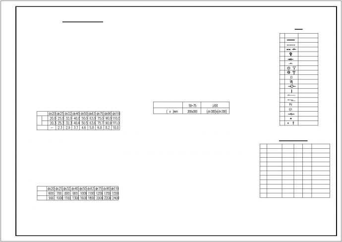 【山东】某三层办公楼给排水设计施工图纸_图1