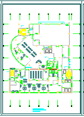 某十六层大型综合医院cad建筑施工图纸-图二