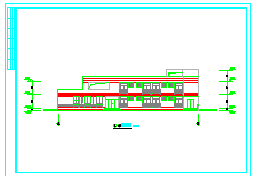某市二层门诊楼cad建筑方案设计图纸_图1