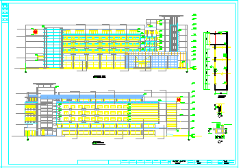 某市第二医院六层心理综合楼cad建筑方案图_图1