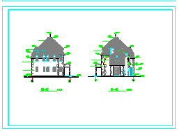 某市三层医疗所建筑cad方案设计图_图1