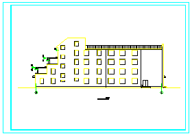 某市四层养老院cad建筑方案设计图纸_图1