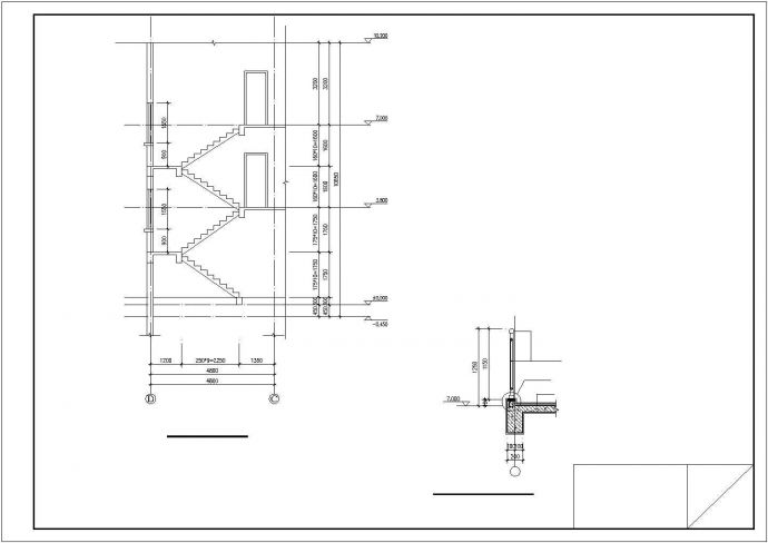 某三层精品建筑方案设计施工CAD图纸_图1