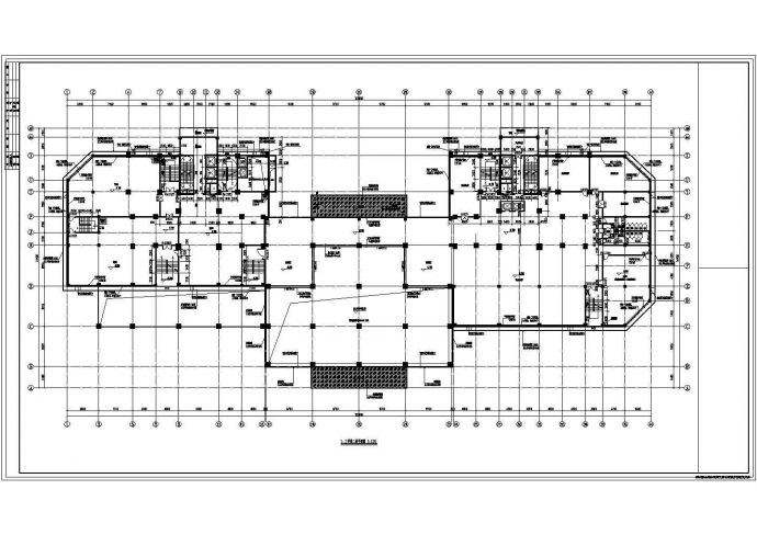 贵阳市建春路某24层框剪结构商住楼全套建筑设计CAD图纸（1-5层商用）_图1