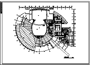 某市三层文化馆综合楼电气施工cad图(含照明，供电设计)_图1