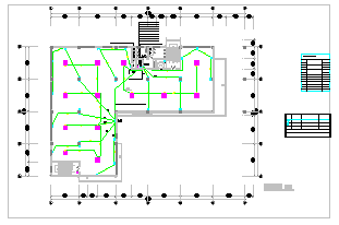 办公楼电气施工cad设计图纸_图1