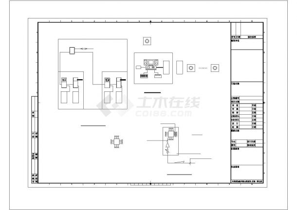 某知名综合办公楼配电设计cad全套强弱电电气图纸（含设计说明，188图）-图二