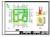 三层别墅建筑结构施工设计CAD图纸-图一
