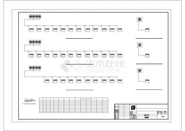 [东莞]高层办公楼多联机系统设计施工CAD图，含新风系统-图二