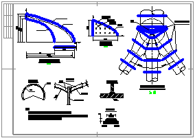 某水电站压力岔管cad设计图纸-图二
