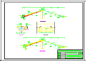 某水库除险加固设计工程施工cad图纸_图1