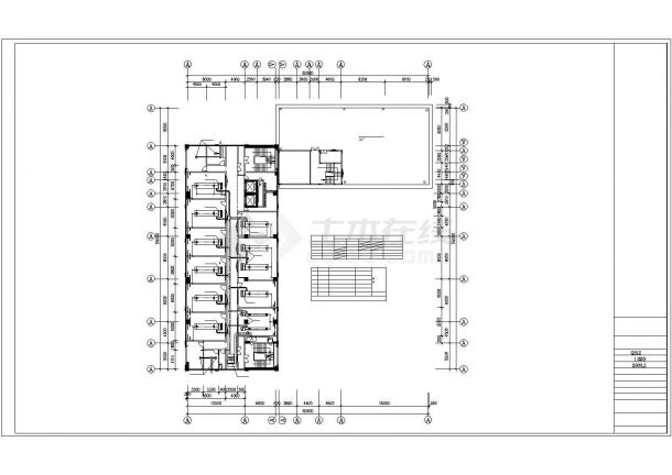 [广东]高层办公楼空调风管设计施工CAD图-图一