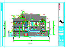 某市区别墅建筑装饰CAD平面布置参考图