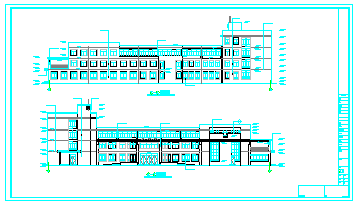 某县城卫生院建筑cad设计施工图（全套）