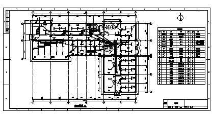 某市调度办公综合楼电气施工cad图(含弱电，照明设计)_图1