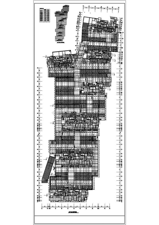 昆明市大型商场4580平米地下停车库全套水系统设计CAD图纸-图二