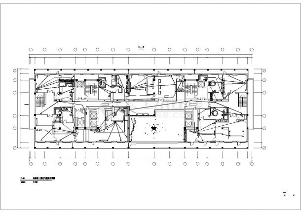 酒店套房电气系统完工规划CAD详细参考图-图二