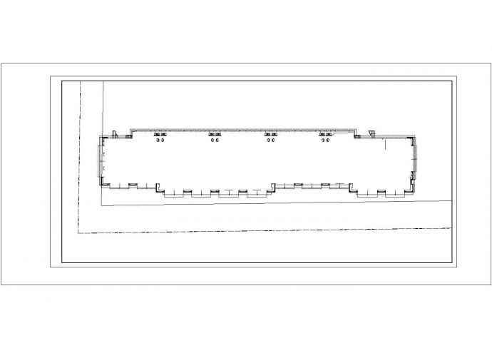 成都市某街道两栋2层框架结构商业综合楼给排水消防平面设计CAD图纸_图1