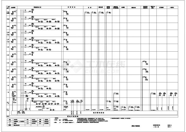 6层酒店电气系统示意图-图二