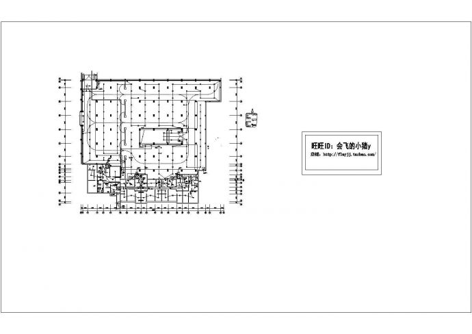 13590平米住宅群地下车库电气建施cad图纸_图1