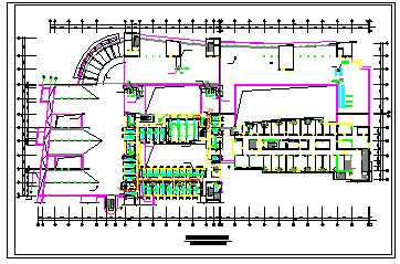 某医院办公楼全套中央空调cad设计施工方案图纸-图二