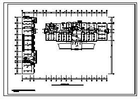 某五层办公楼电气施工cad图(含照明配电、防雷接地、弱电设计)-图一