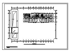 某五层办公楼电气施工cad图(含照明配电、防雷接地、弱电设计)-图二