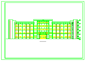 某医院总体规划及建筑方案CAD图纸-图一