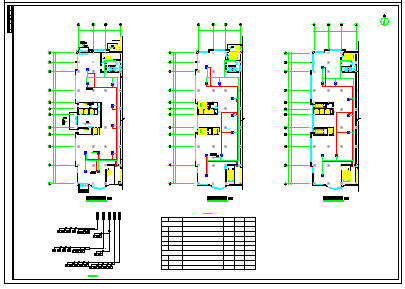 某银行VRV多联机空调系统cad设计图_图1