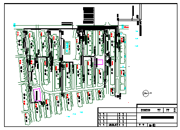 某住宅小区电气整套cad设计施工图纸-图一