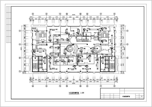 【苏州】某酒店中央空调设计施工CAD图-图二