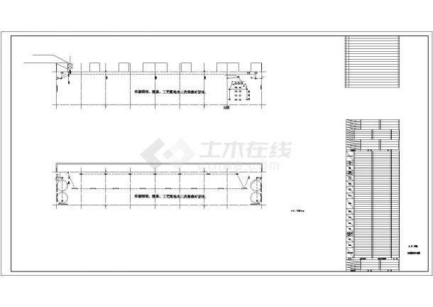 北京市经开区某小区住宅楼2层辅助用房全套电气系统设计CAD图纸-图二