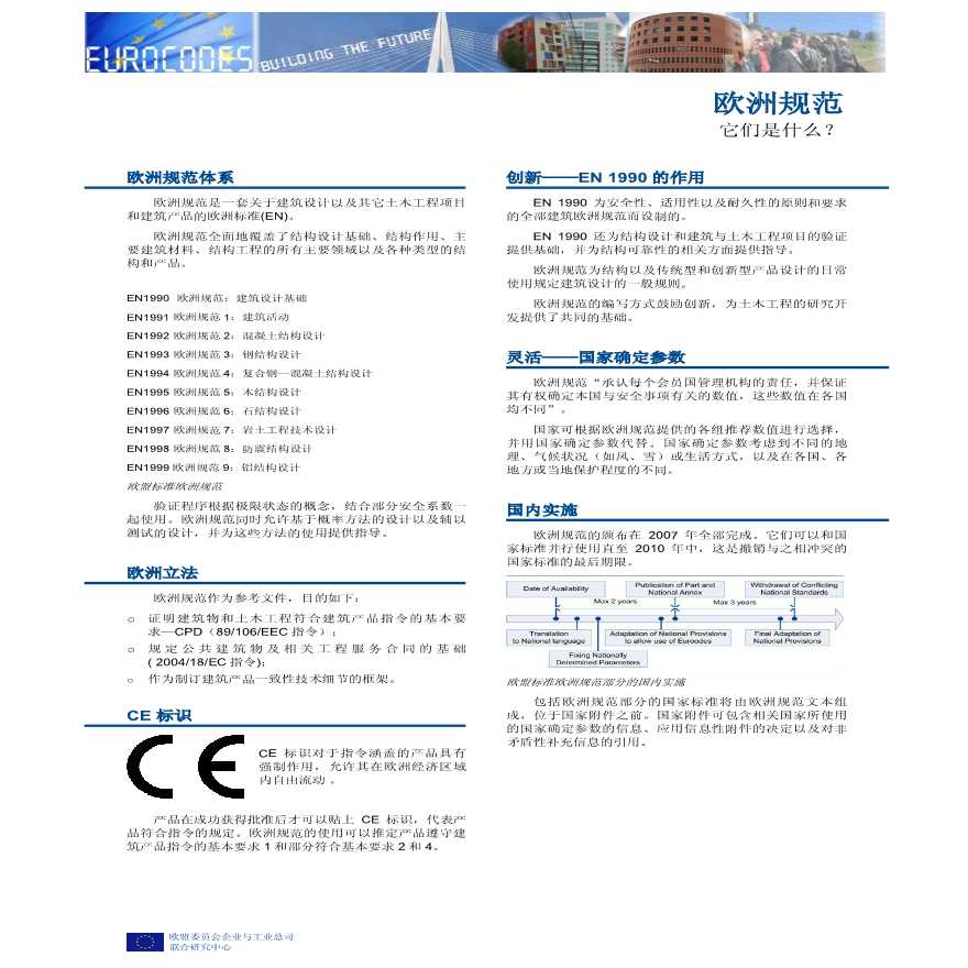 欧标规范EN199系列体系简介-图一