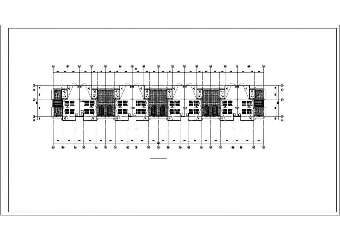 太原市柏林花园小区5层砖混住宅楼给排水平面设计CAD图纸（3套方案）_图1