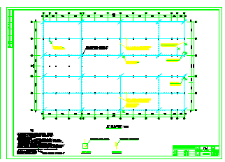 某地区普通厂房电气CAD平面布置参考图-图二